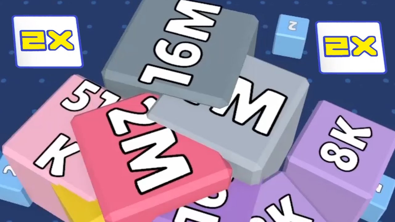 Cubes 2048.io Game HARD MODE🎲 How to play 🎲 Gameplay