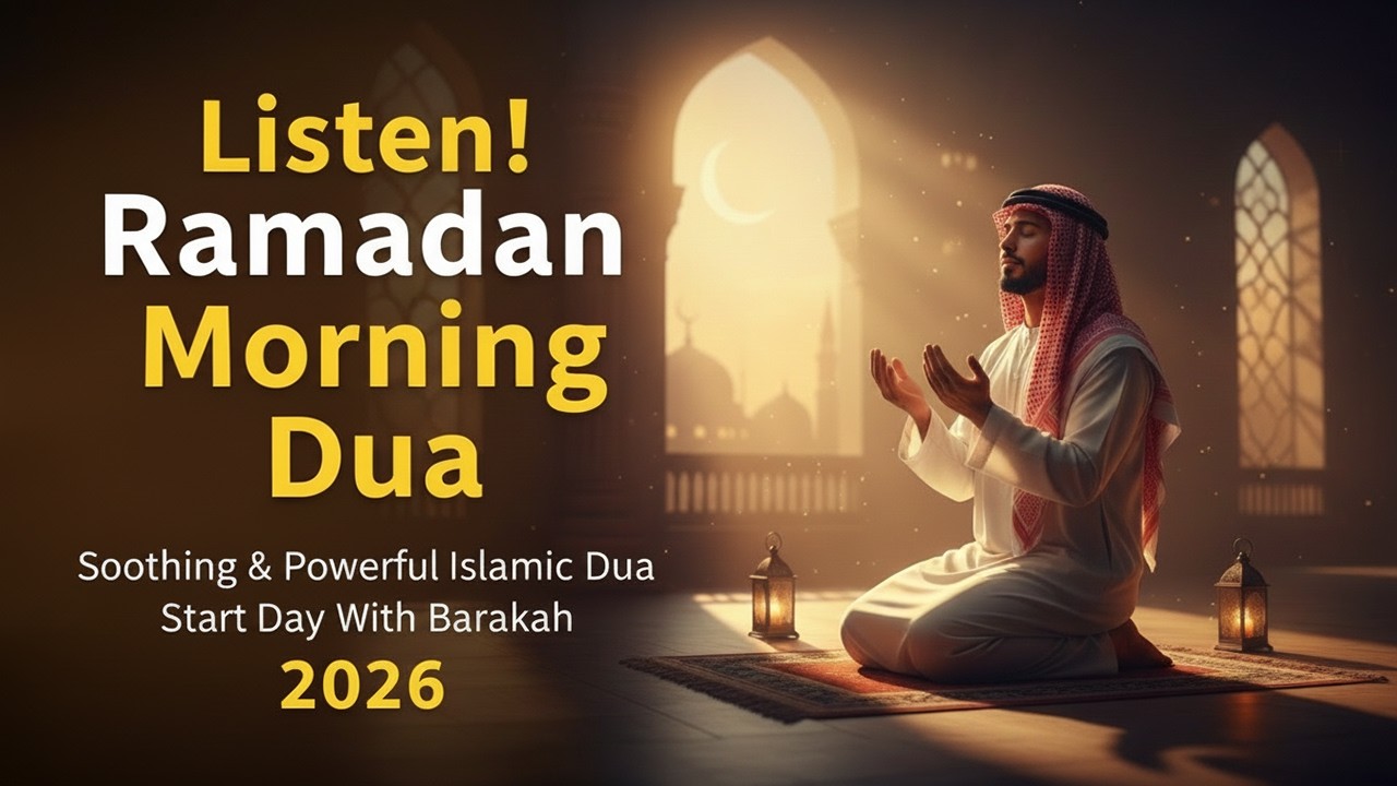 Listen! Ramadan Morning Dua 2026 | Soothing & Powerful Islamic Dua | Start Day With Barakah