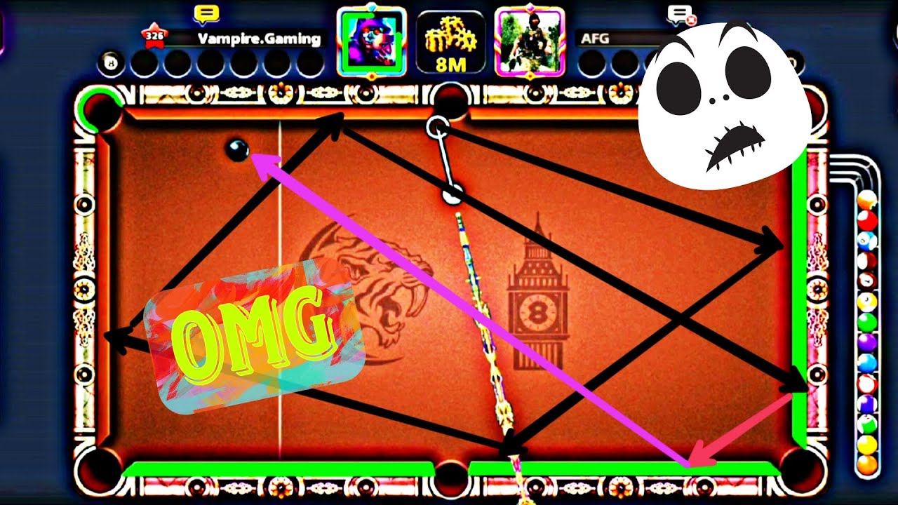 8 ball pool breaking trick shots 😉