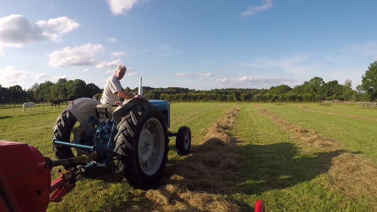 Fordson super major baling