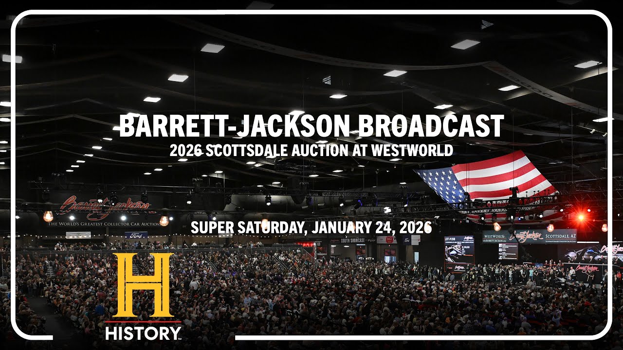 HISTORY LIVE // 2026 Scottsdale Auction // Barrett-Jackson Super Saturday Broadcast