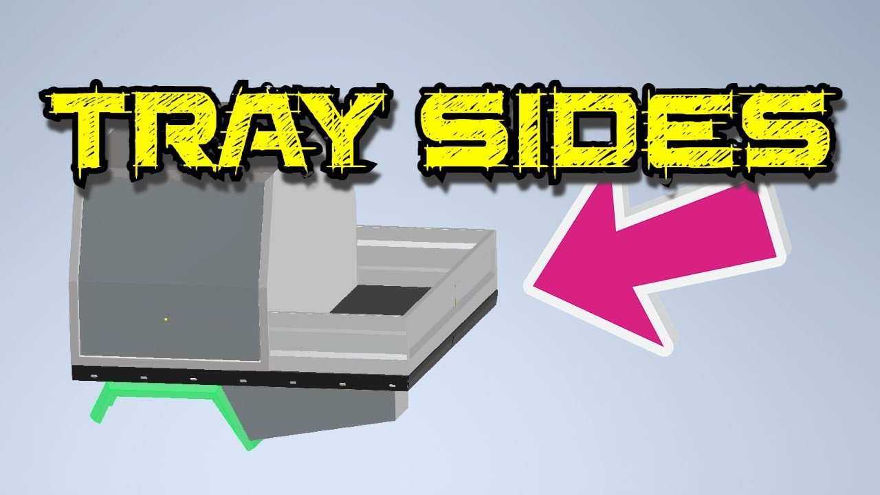 Autodesk Inventor 2023 Custom Tray Tutorial - Tray Sides