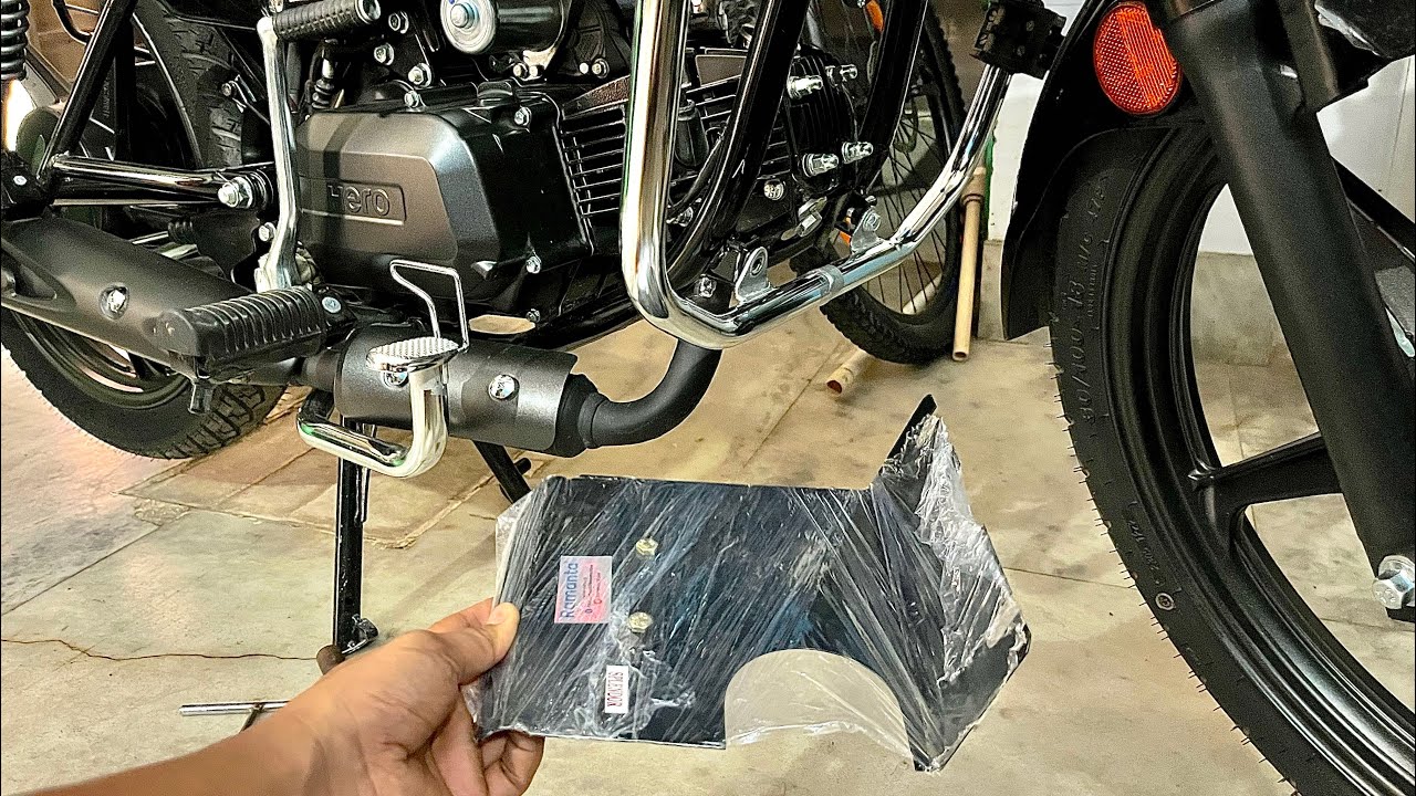 New Splendor Plus Engine Guard  |MY CAR MY WORLD | 