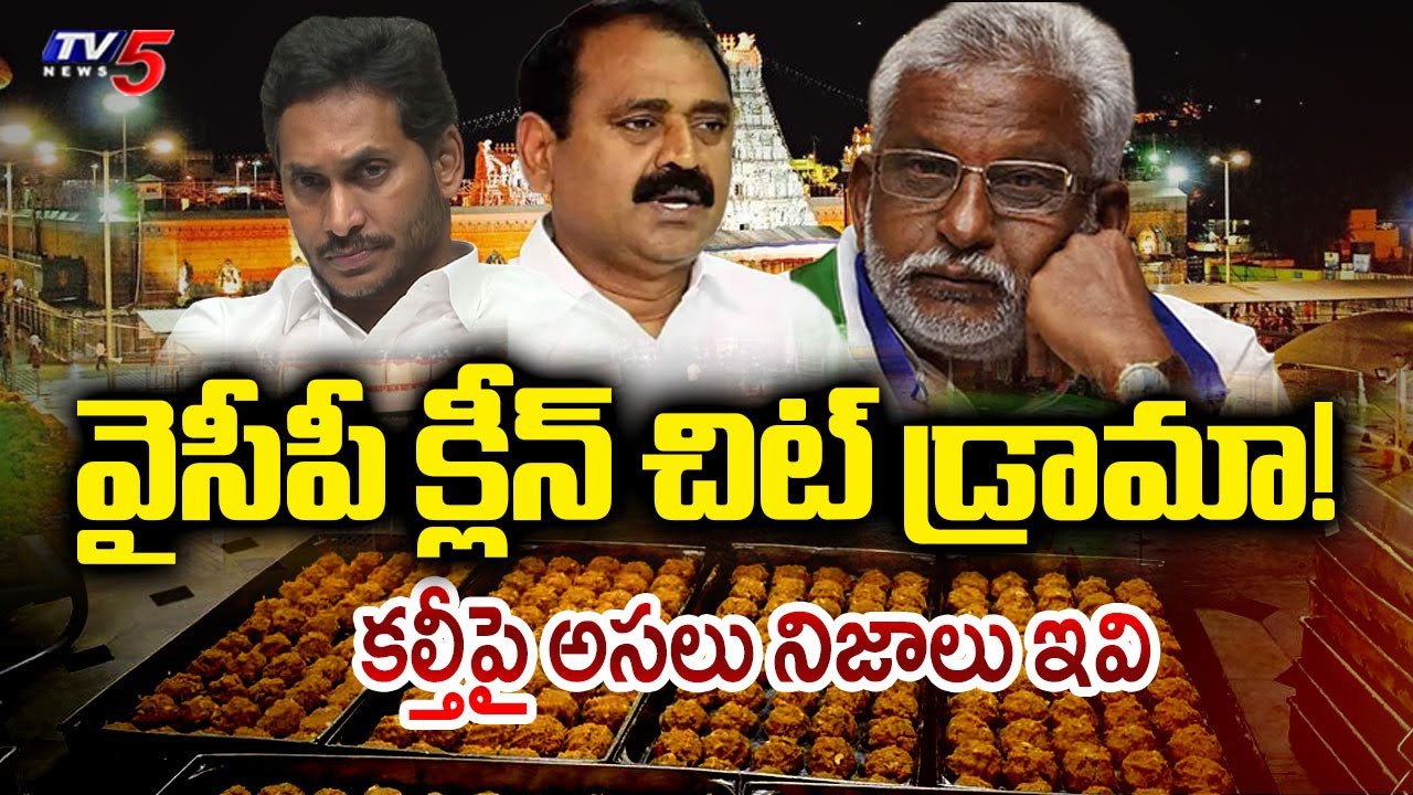TTD Ghee Issue: Kutami Govt To Form One Man Committee | YCP | Tirumala || TV5 News
