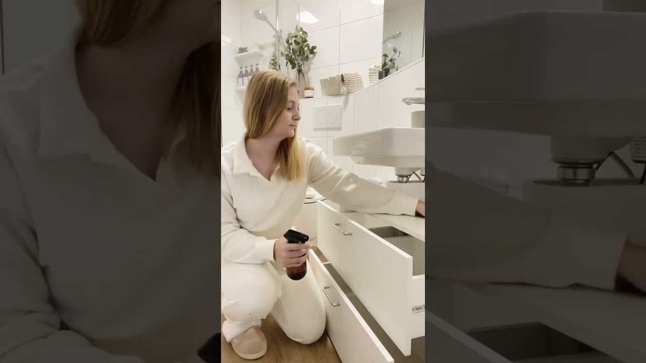 Badezimmer Waschbecken Unterschrank organisieren - Part 1