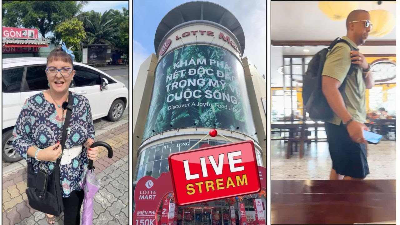 4k LIVE 🛍️ Inside Lotte Mall 🏙️  | Cool Shops, Pho & Local Finds 🇻🇳 Vietnam Part I