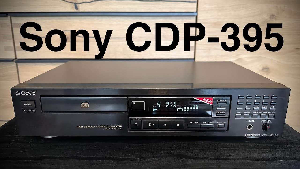 Sony CDP-395 CD Player Demo