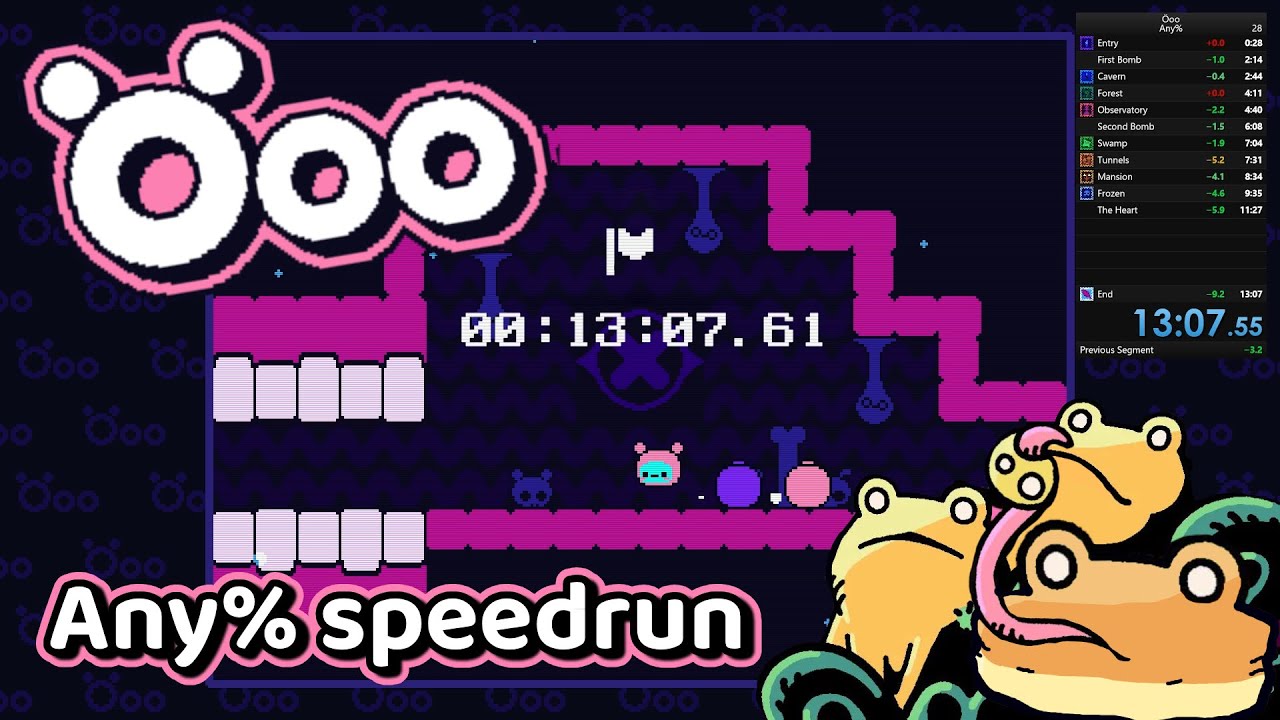 Öoo Speedrun - Any% in 13:07.61