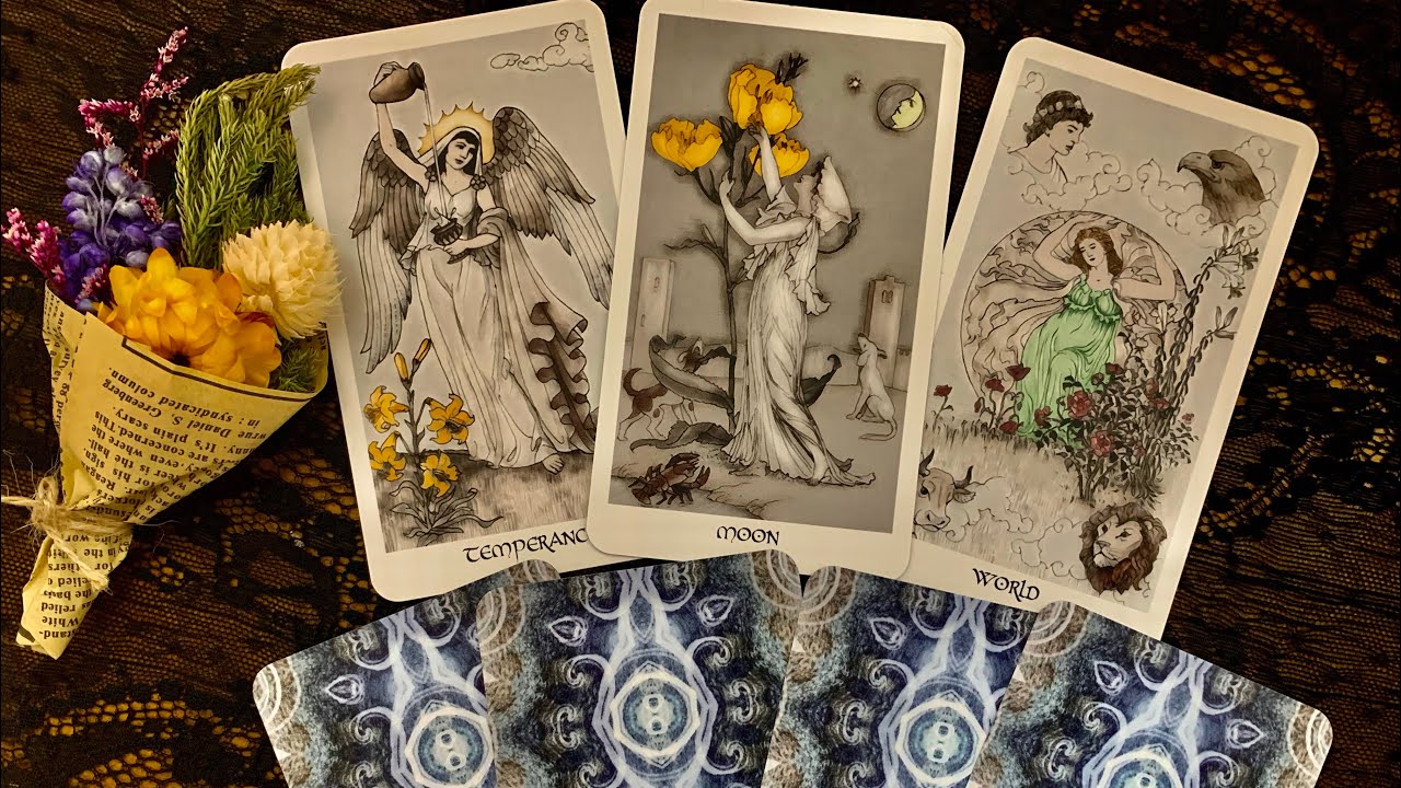 Обзор очень красивой колоды « Vintage Harmonious Tarot»🥀 Винтажное Таро Гармонии.