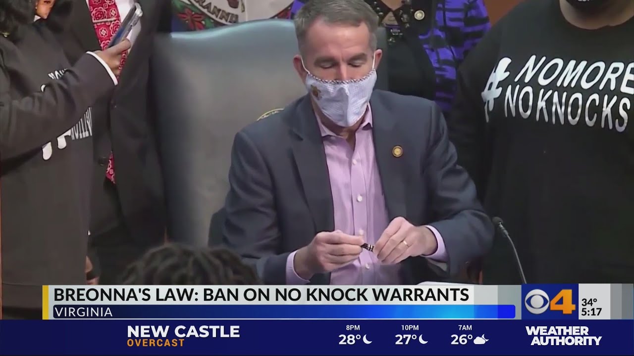 Breonna's law: Ban on no knock warrants