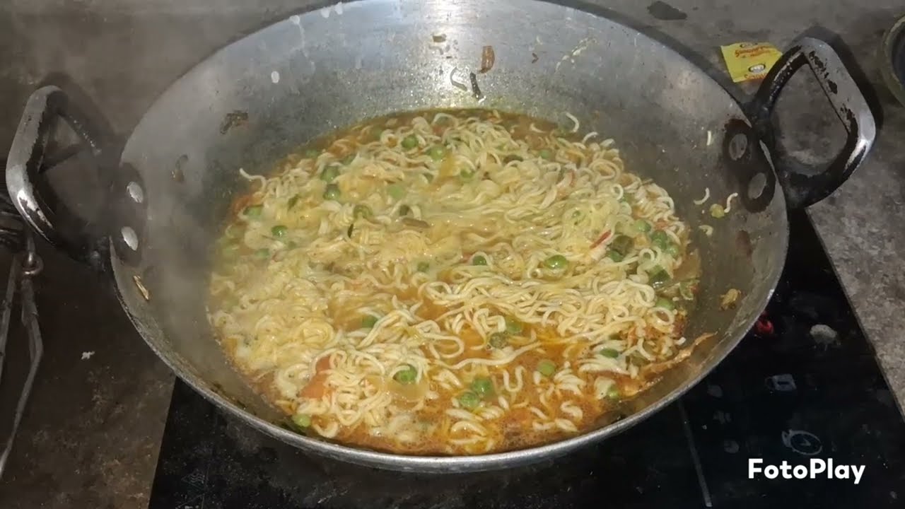 Making a maggie #trending #food #cooking 