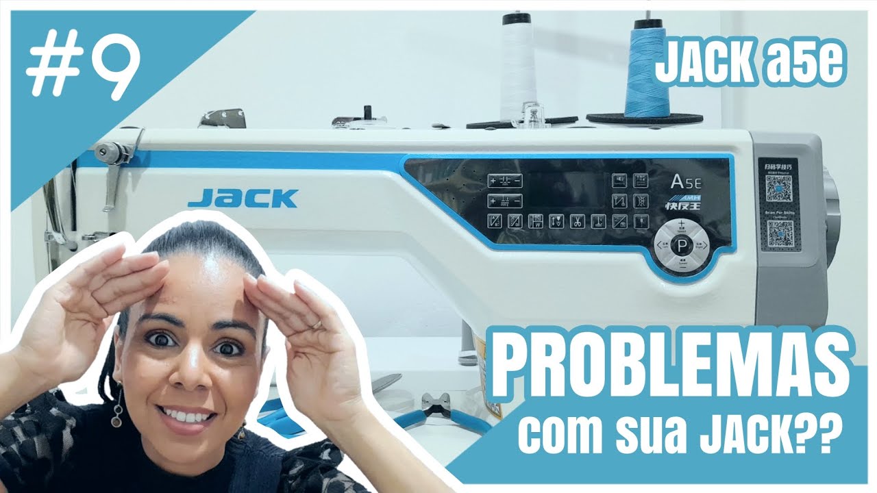 SUA JACK SÓ DÁ ERRO - APRENDA A USAR SUA MÁQUINA! Tensão, limpeza, bobina  #jacka5e #jack