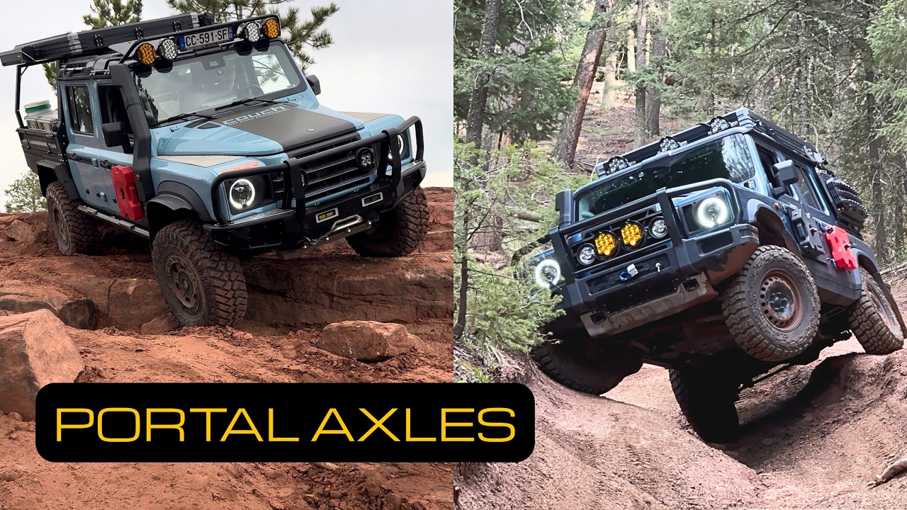 Testing our New Portal Axle Ineos Quartermaster.