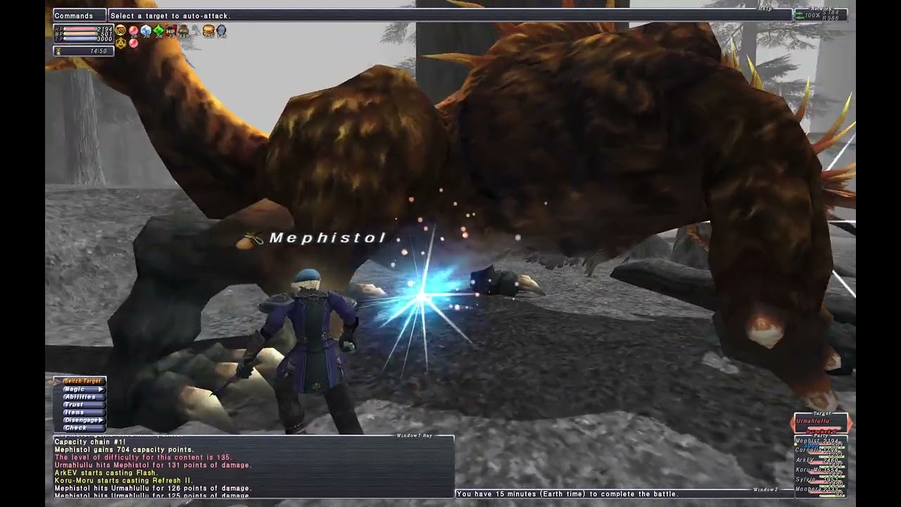 FFXI - Tier 3 NM Solo a Pulse Weapon  Ambuscade Weapon Upgrade Urmahlullu Escha Zi'tah