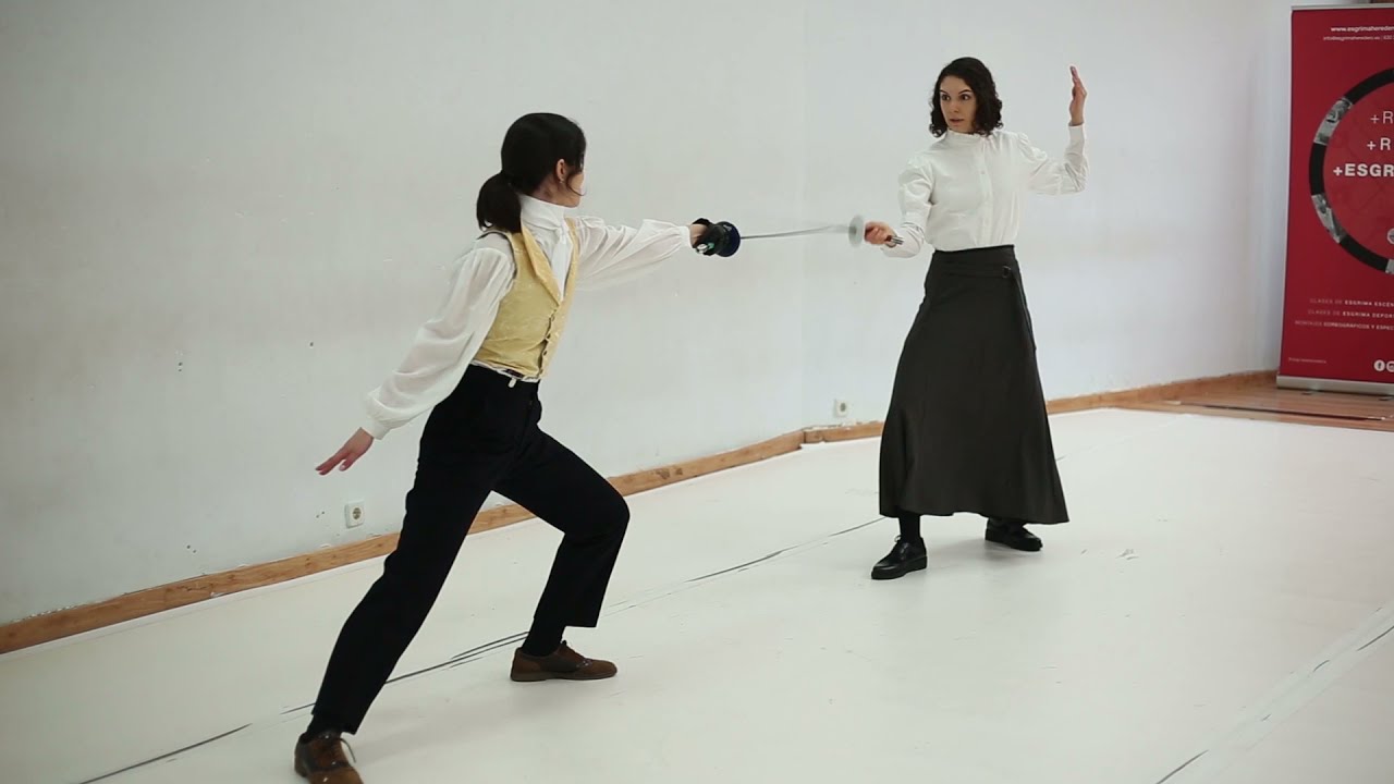 Esgrima Escénica: Silvia y Gloria (Florete)