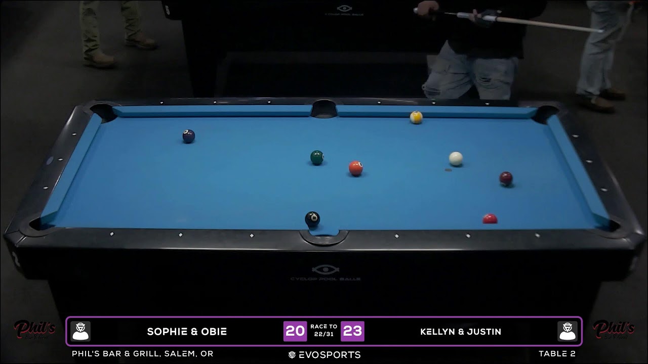 SOPHIE & OBIE vs KELLYN & JUSTIN - PHIL'S BAR & GRILL - TABLE 2 | EvoSports