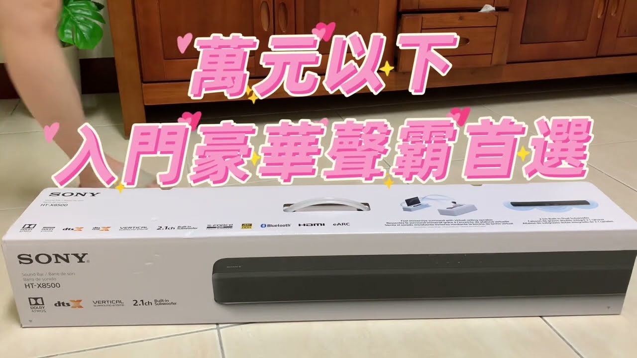 豪華入門聲霸SONY HT-X8500