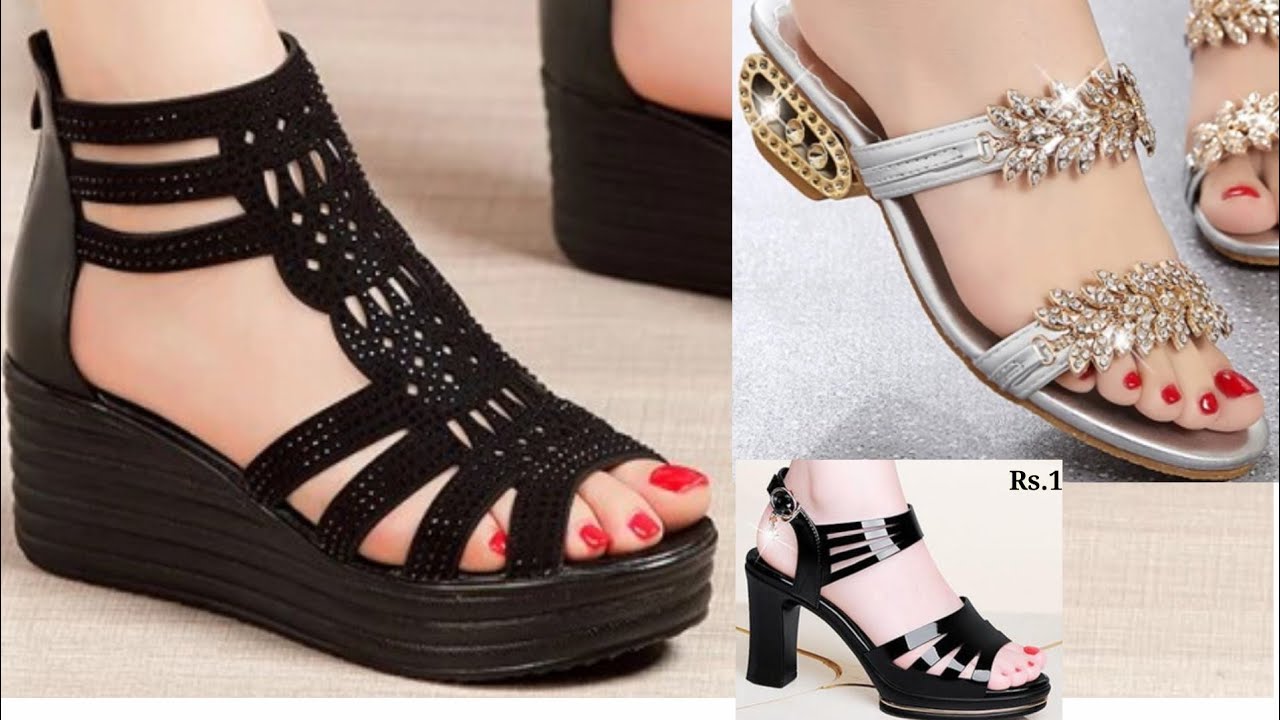 2024 LATEST NEW APPEALING LEATHER SLIP ON SANDAL LATEST PARTYWEAR SANDAL