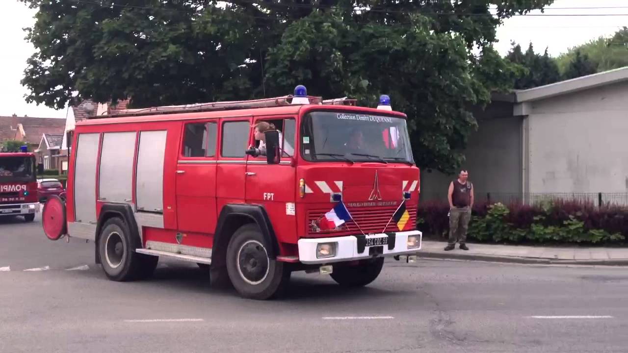 Défilé de véhicules incendie - Soignies