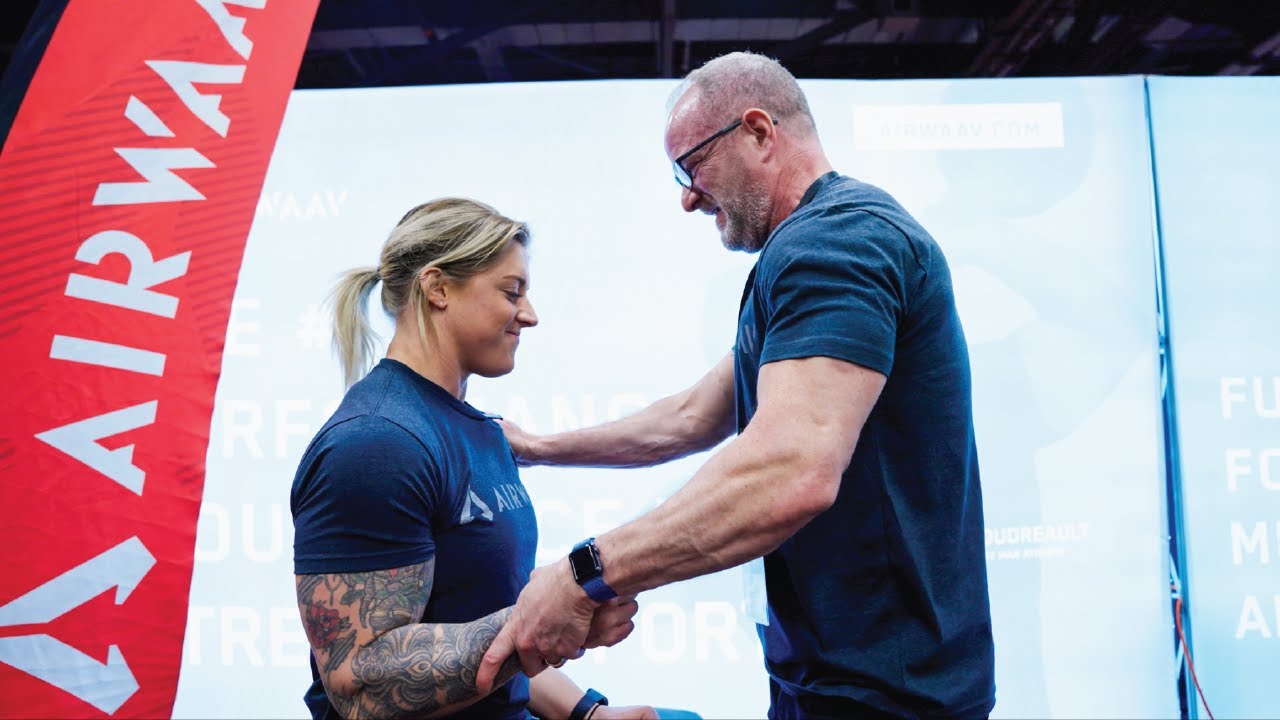 AIRWAAV Mobility Benefits Explained | Pro Strongwoman Sam Belliveau Demo with Physical Therapist