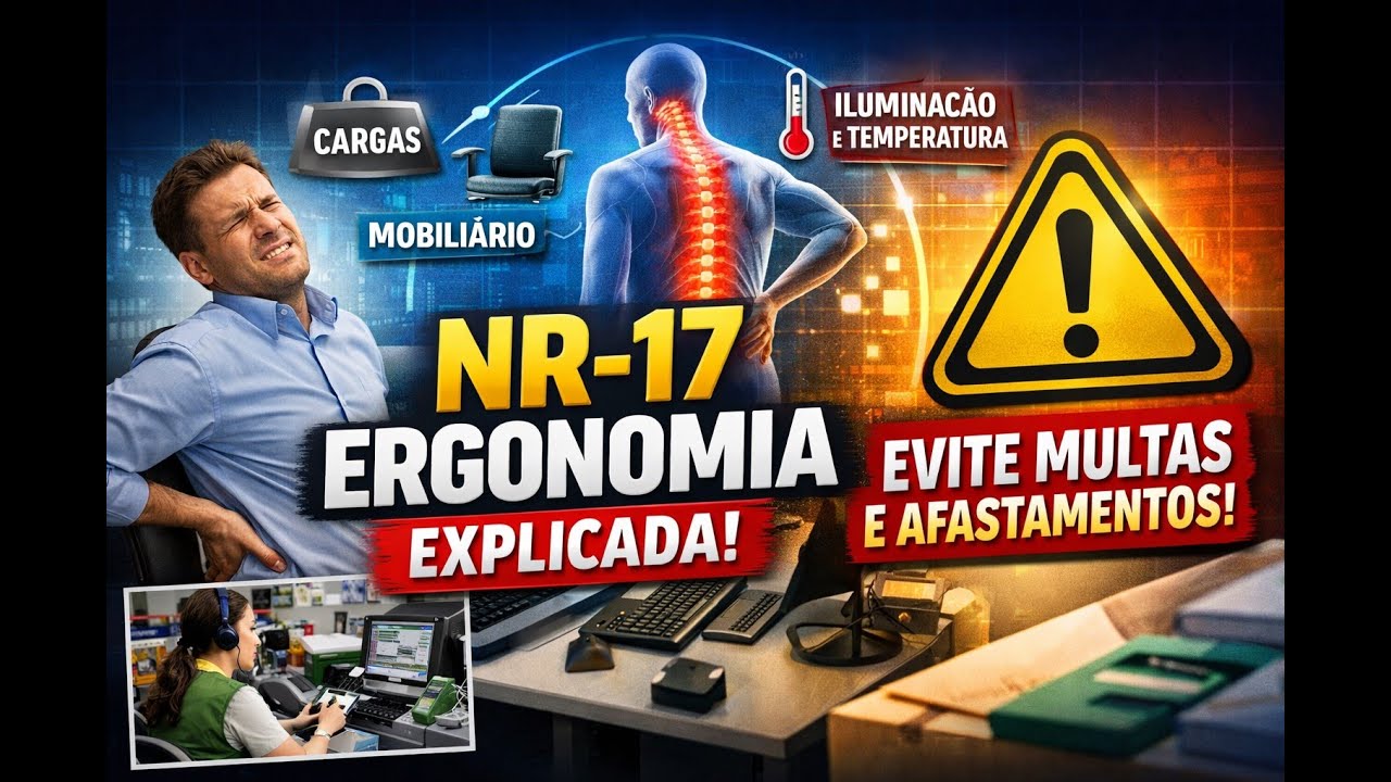 NR-17 Ergonomia Explicada: O Que Toda Empresa Precisa Fazer Para Evitar Multas e Afastamentos