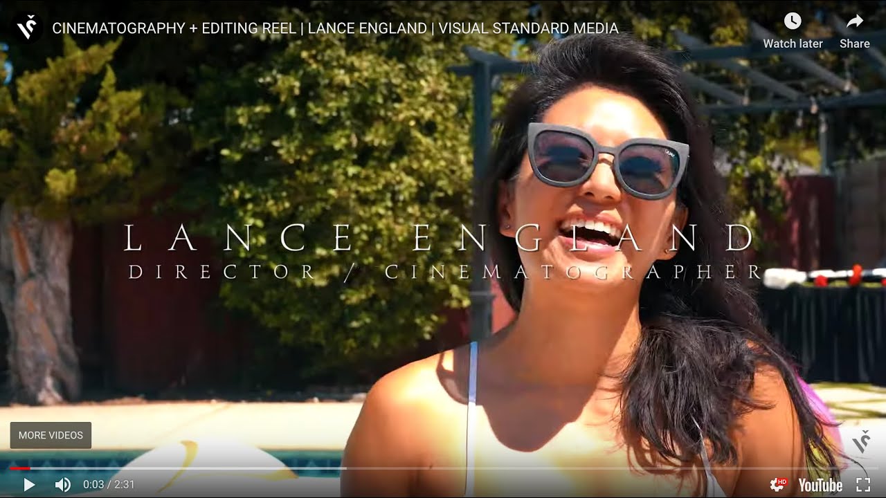 CINEMATOGRAPHY + EDITING REEL | LANCE ENGLAND | VISUAL STANDARD MEDIA