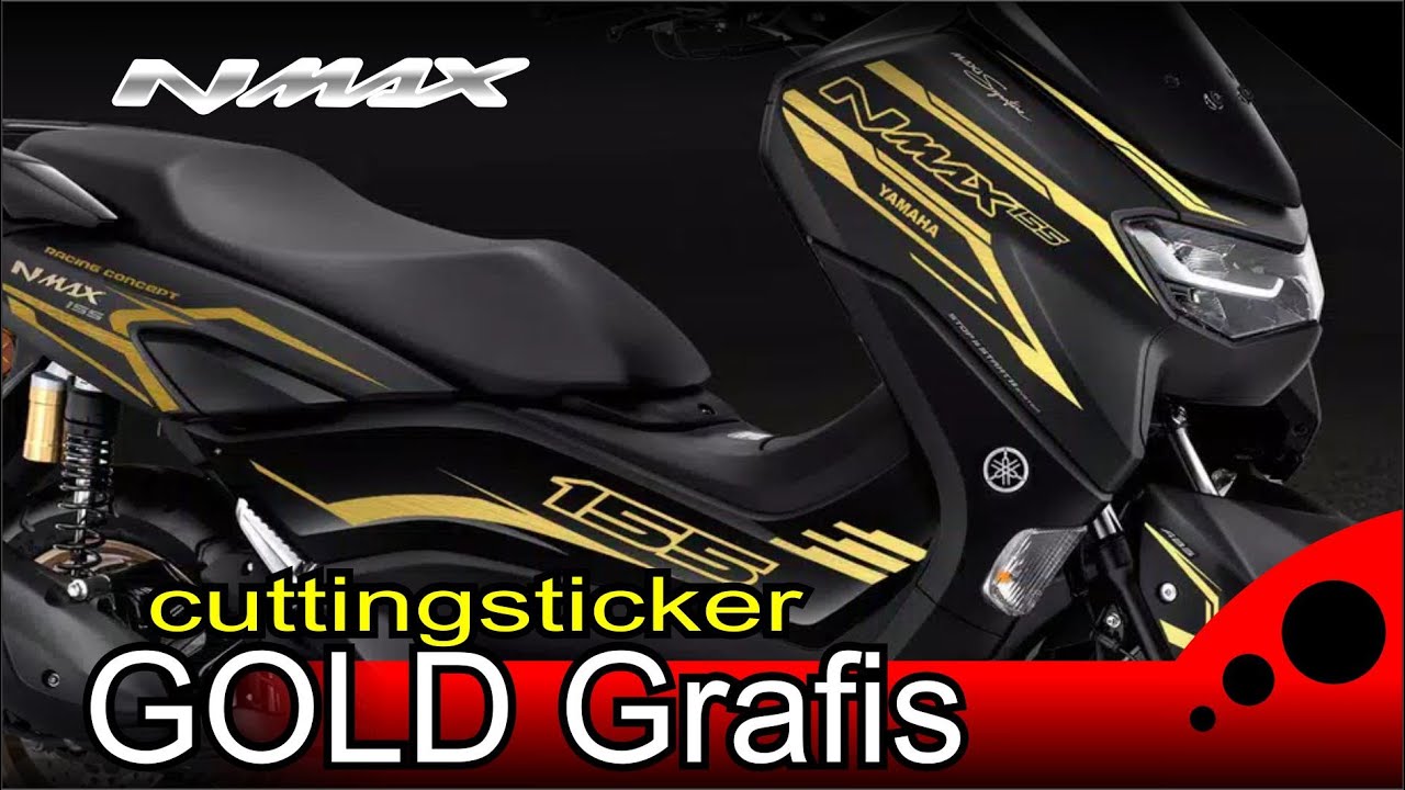 NMAX 2020 Cutting sticker gold
