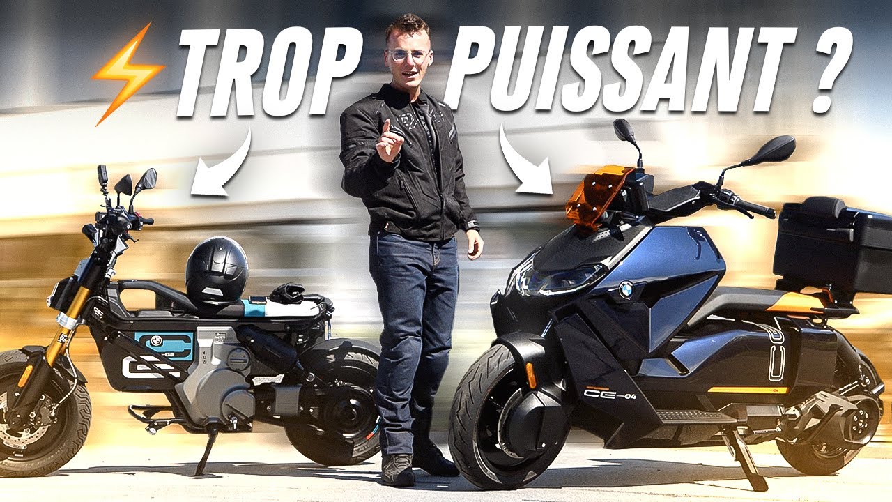 La moto électrique des ADOS ! (Essai BMW CE02 & CE04 électrique)