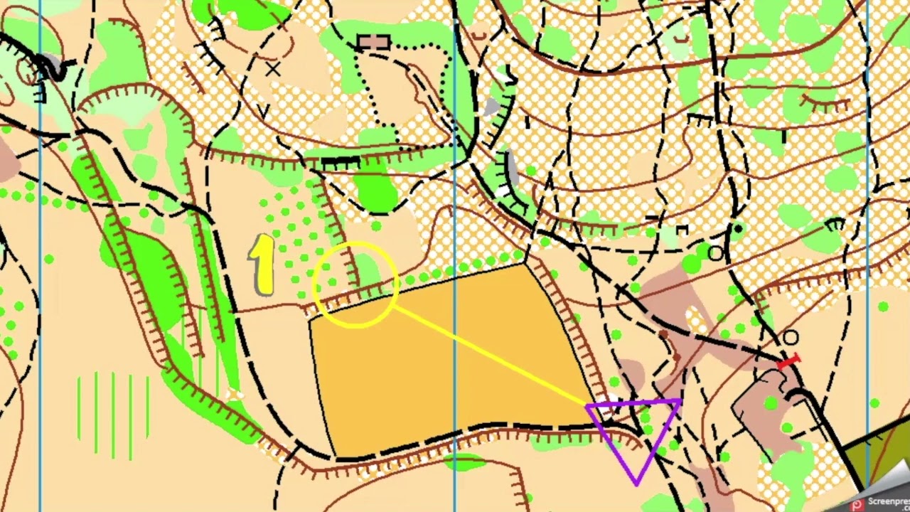 Tracer en course d'orientation