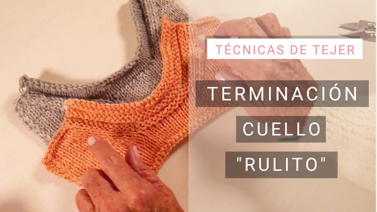Terminación Diferente - Variante de cuello redondo 🧶 Tejer con Lucila