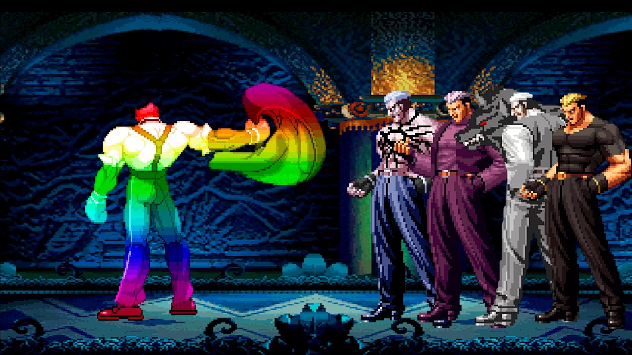 [KOF Mugen] Rainbow vs Ryuji Yamazaki Team