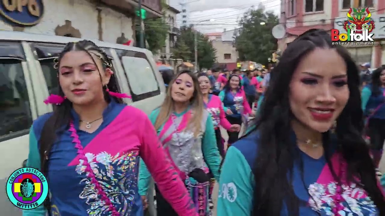 Recorrido Conjunto Autoctono Wititis 2026 rumbo al Carnaval de Oruro 2026