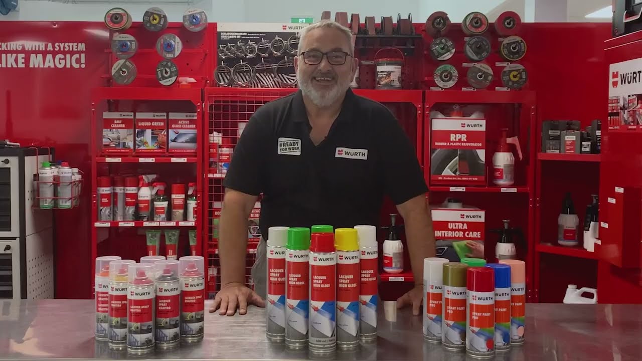 Spray Paint Tips and Tricks - Wurth Australia - Product Tutorial
