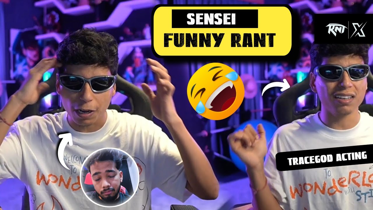 ⚡Sensei Funny Rant on his Teammates 🤣 Ft. Scout & Tracegod