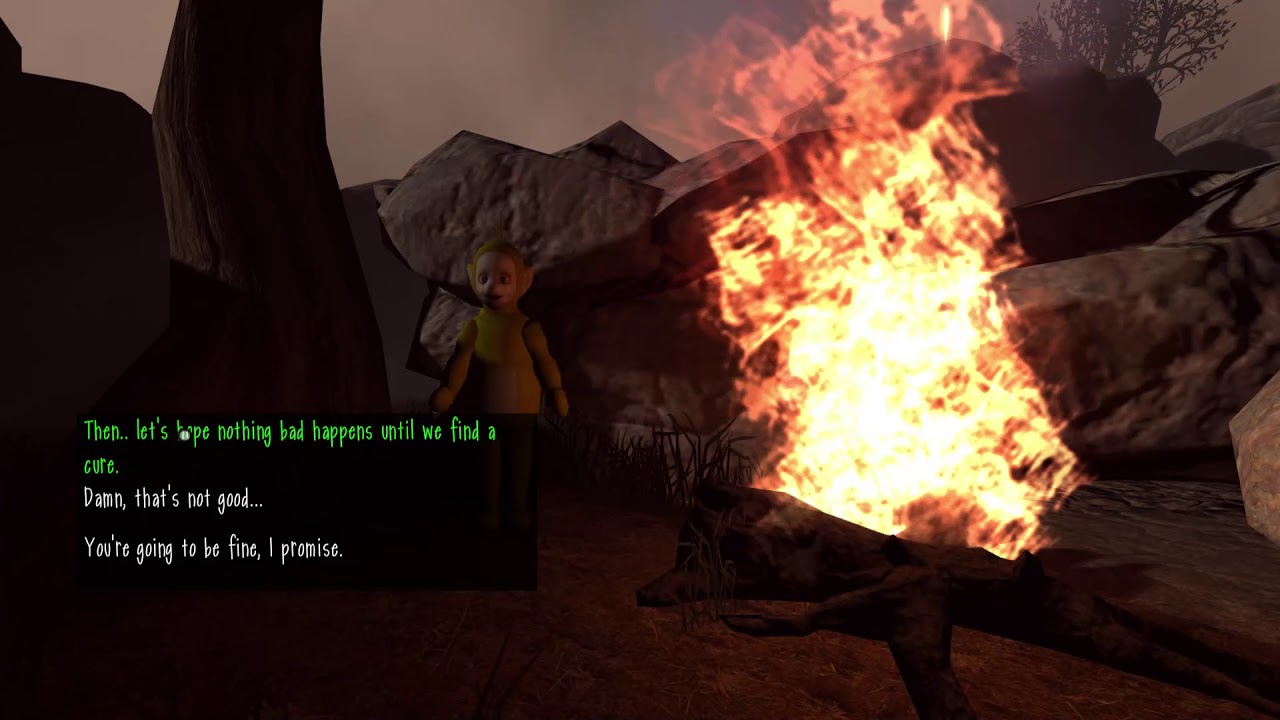 i leave lala behind and this happend...