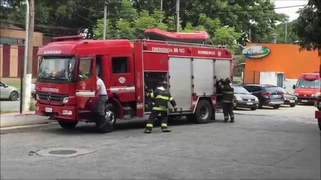 Treinamento de Bomba Armar AB Tático do PB Guarapiranga - Bombeiros de São Paulo