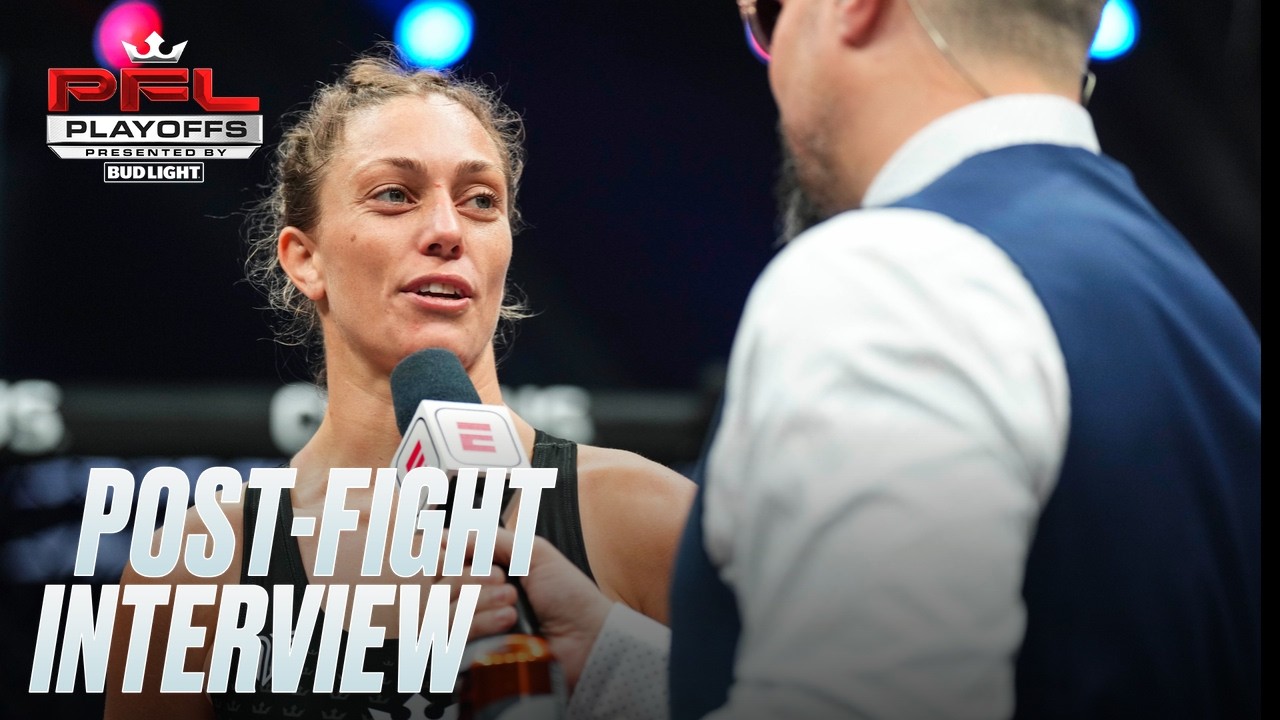 Michelle Montague Post Fight Interview | PFL 8, 2024  #PFLHollywood