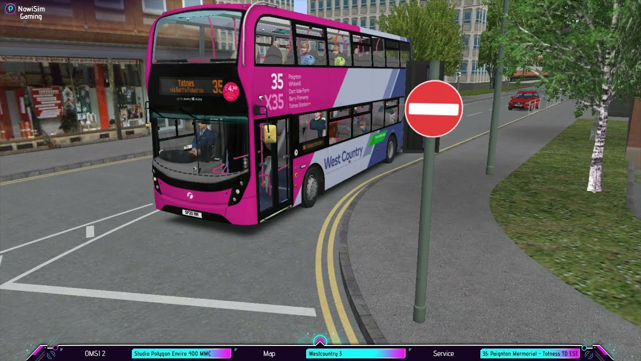 OMSI 2: Studio Polygon 400 MMC | 35: Paignton Memorial - Totness Industrial Estate (Westcountry 3)