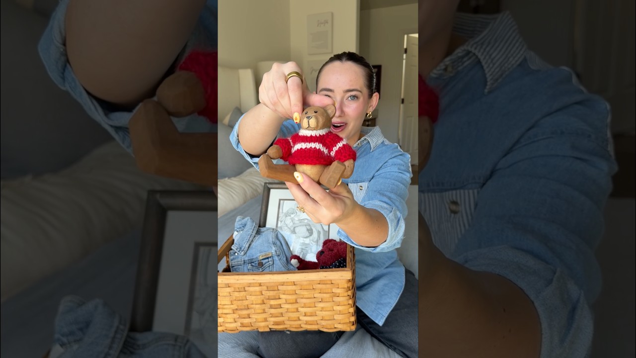 UNPOPULAR OPINION&hellip; Thrifted baby shower gifts are BEST🧸 #babyshowergifts #thriftfinds #giftbasket