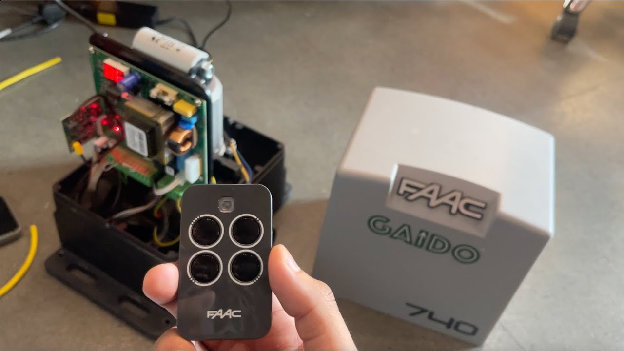 How to configure FAAC Remote? Programming of FAAC Remote for Sliding Gate motor or Swing Gate Motor