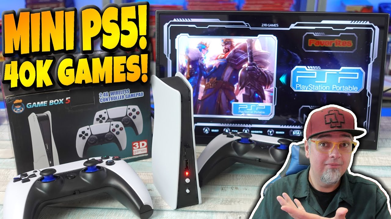 Я купил эту мини-PlayStation 5 на Amazon! В комплекте более 40 000 ретро-игр!