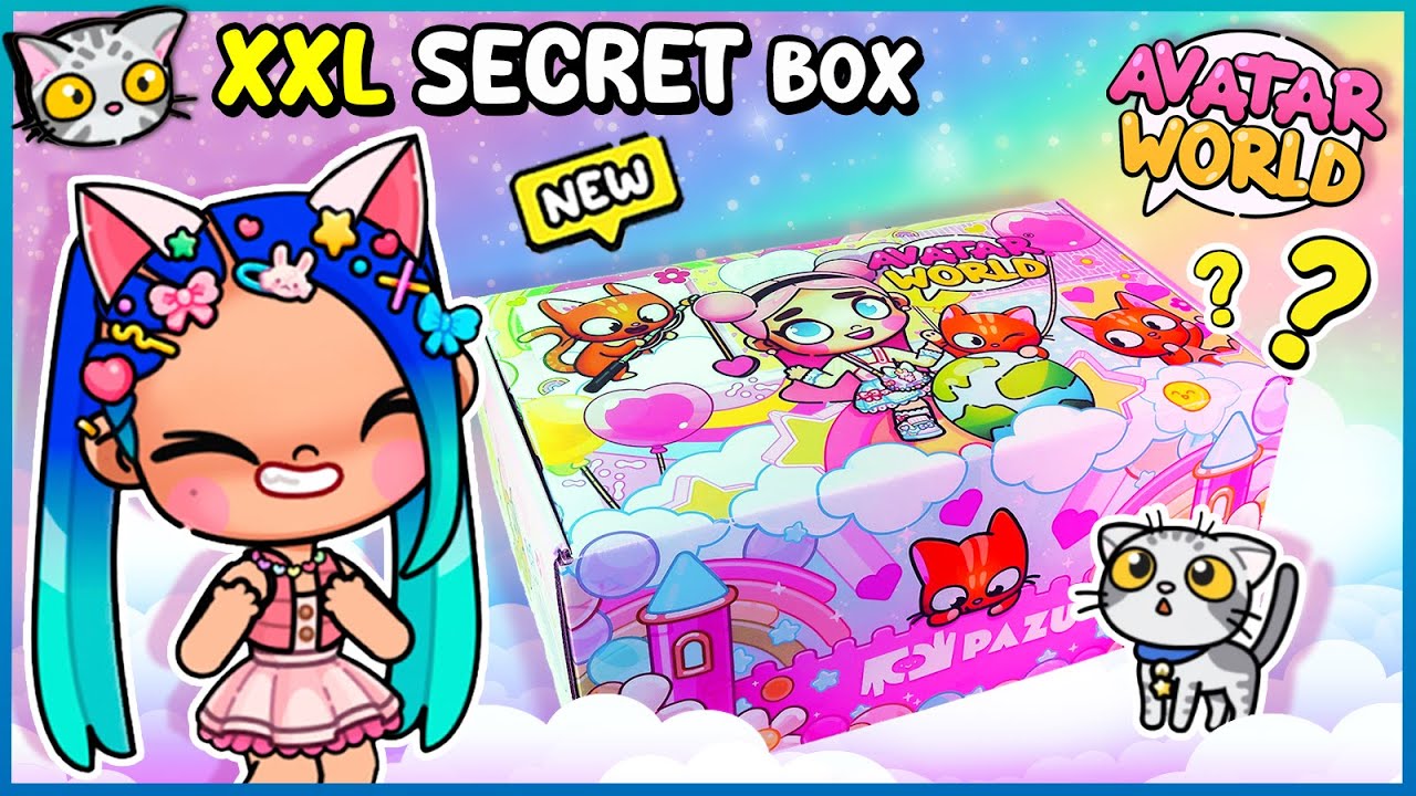 🎁✨ Я получил БЕСПЛАТНУЮ XXL КОРОБКУ от Avatar World с сюрпризами от моего канала! 😱💖