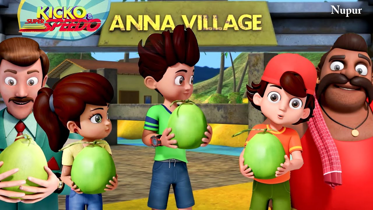 Tempo Anna Mayor Uncle & Kicko को लेकर गए अपने गांव | Kicko And Super Speedo Cartoon | Kids Cartoons
