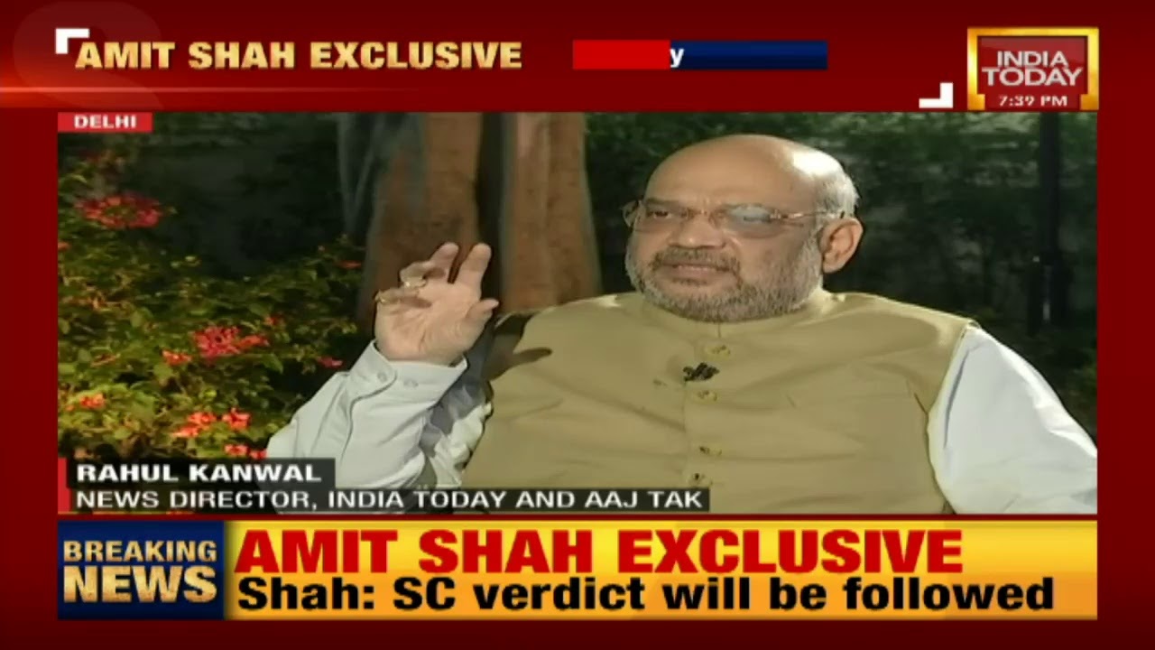Watch Union Home Minister Amit Shah's First Interview Post 370 Scrapping | #ShahOnIndiaToday
