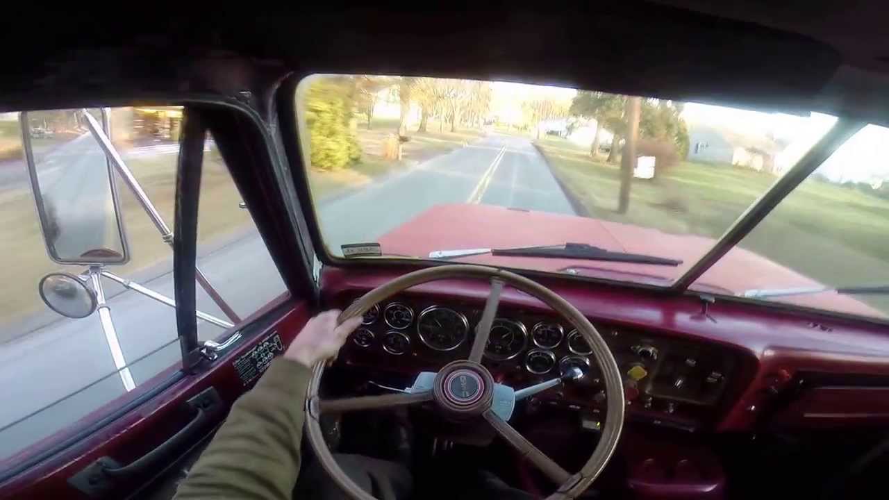 Detroit Diesel 6V92,GMC Dump Truck,Driving up Hill with Load!!!