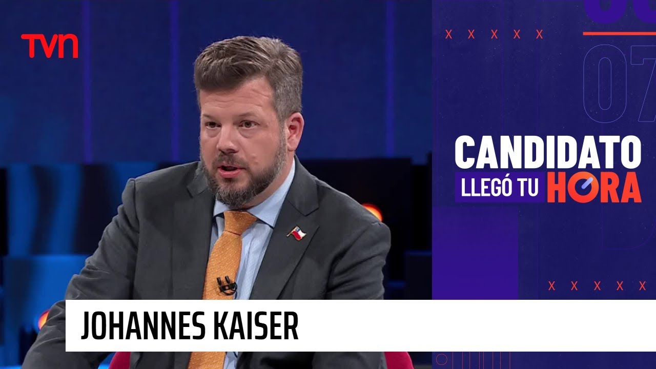 Candidato, llegó tu hora: Johannes Kaiser | Jueves 9 octubre de 2025