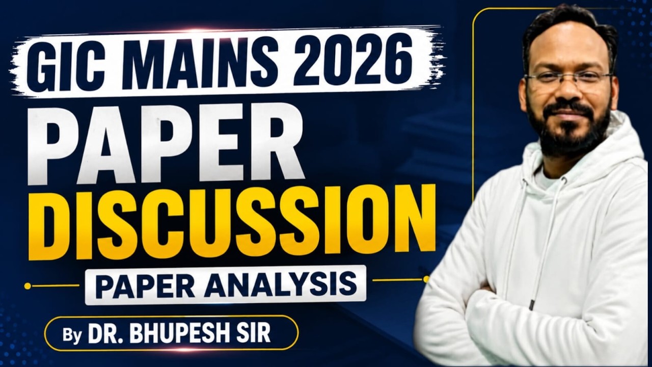 GIC MAINS English 2026 | PAPER DISCUSSION | UPPSC Gic Lecturere Mains | By Dr. Bhupesh Sir #gicmains