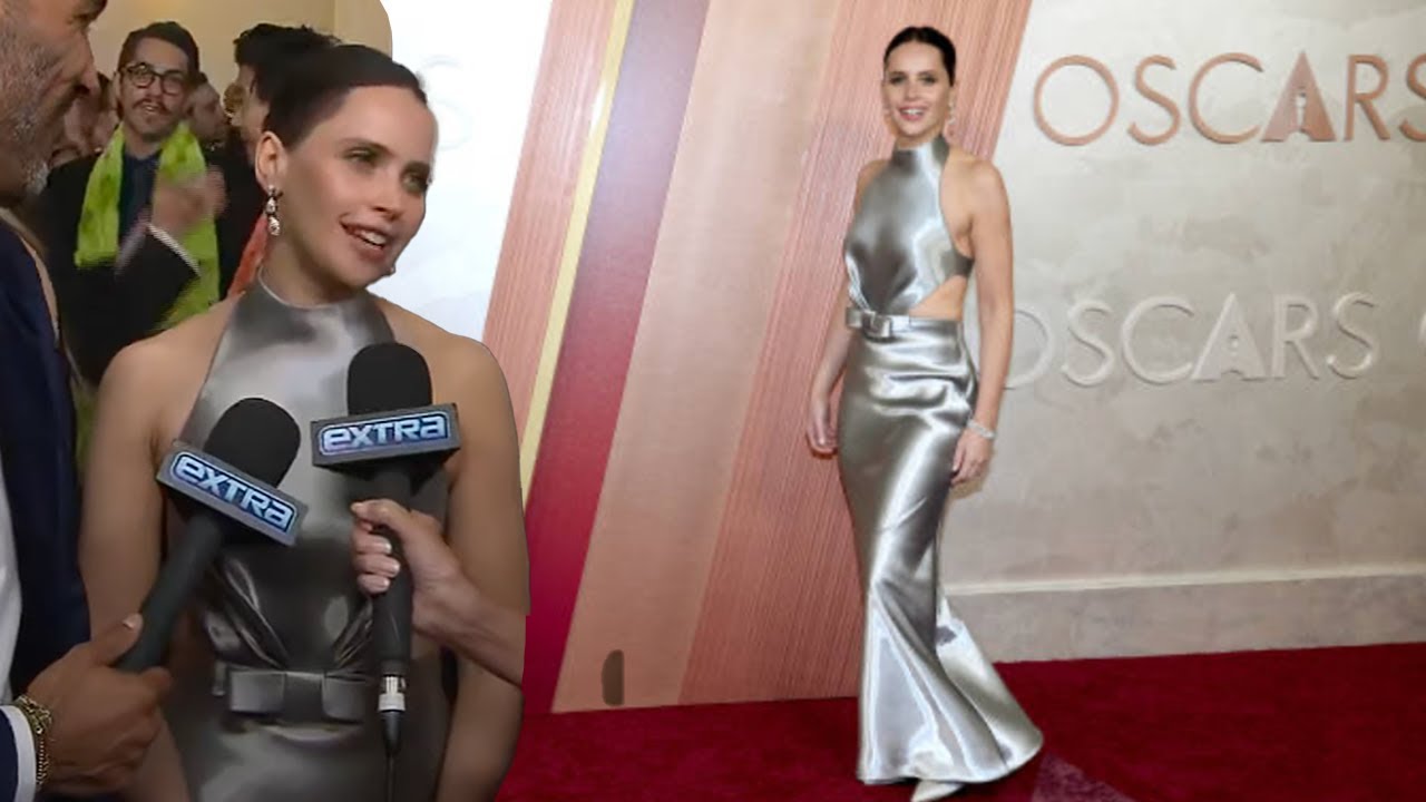 Felicity Jones Jokes About 65-HOUR Oscars Glam & RAVES Over Adrien Brody (Exclusive)