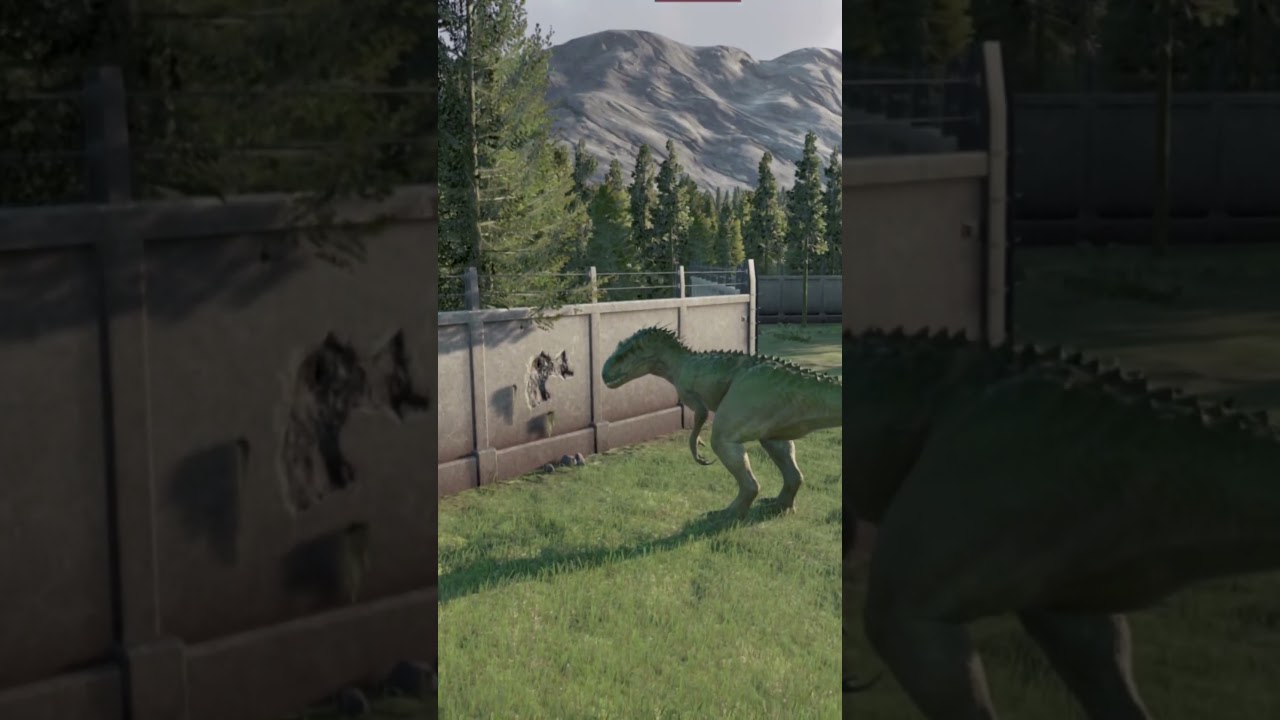 This dinosaur causes chaos without attacking. 