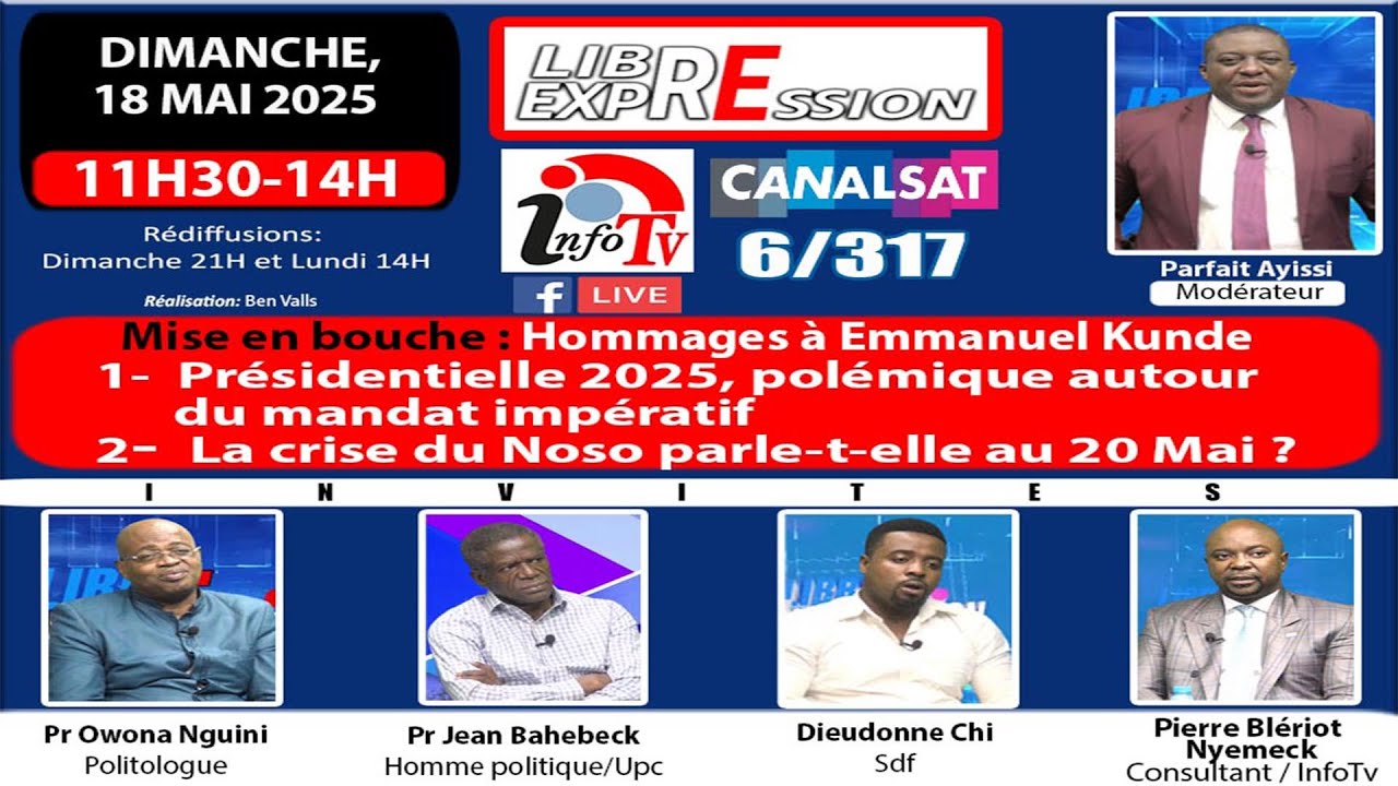 LIBRE EXPRESSION DU 18 MAI 2025